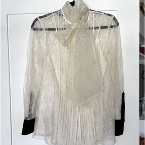 Tory Burch lace blouse with shell